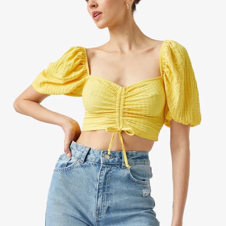 Overlock-Detail Crinkled